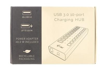 i-tec USB 3.0 Charging HUB 10 port + Power Adapter usb-hub - thumbnail
