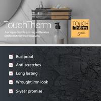 Metaltex origin doucherek 2-laags zwart - thumbnail