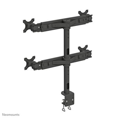 Neomounts FPMA-D700D4 Monitor-tafelbeugel Aantal monteerbare displays: 4 Display(s) 48,3 cm (19) - 76,2 cm (30) Zwart In hoogte verstelbaar, Kantelbaar, Neomounts FPMA-D700D4 Monitor-tafelbeugel Aantal monteerbare displays: 4 Display(s) 48,3 cm (19) - 76,2 cm (30) Zwart In hoogte verstelbaar, Kantelbaar,