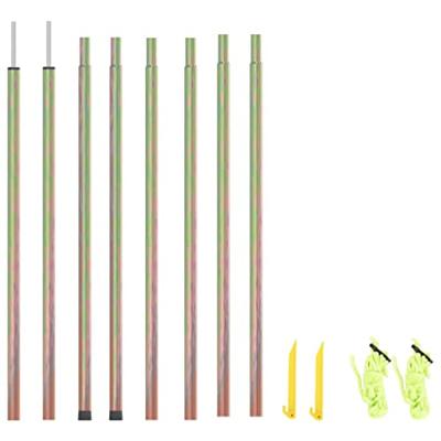 VidaXL Zonneschermpalen 2 st 200 cm gegalvaniseerd staal VidaXL Zonneschermpalen 2 st 200 cm gegalvaniseerd staal