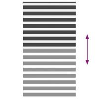 Zebra rolgordijn 135x230 cm stofbreedte 130,9 cm zwart - thumbnail
