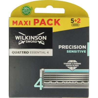 Wilkinson Quattro titanium sensitive mesjes 5+2 7 Stuks