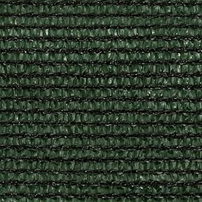 VidaXL Zonnezeil 160 g/m² 4x4x5,8 m hdpe donkergroen