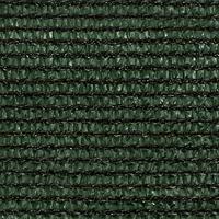 VidaXL Zonnezeil 160 g/m² 4x4x5,8 m hdpe donkergroen - thumbnail