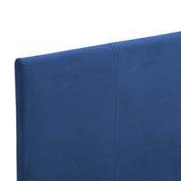 Bedframe stof blauw 90x200 cm - thumbnail