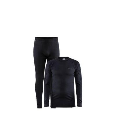 Craft Baselayer Set Thermoset Heren Black L Craft Baselayer Set Thermoset Heren Black L