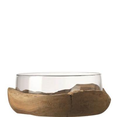 Leonardo Terra Schaal met houten voet