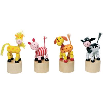 Goki houten drukfiguur dieren