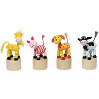 Goki houten drukfiguur dieren - thumbnail