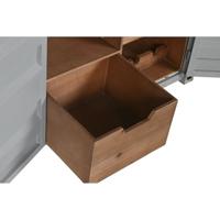 Flessenrek Home ESPRIT Grijs Hemelsblauw 77 x 41 x 64 cm - thumbnail