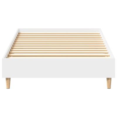 Bedframe zonder matras 120x190 cm spaanplaat wit