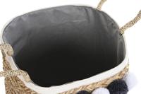 Mandenset DKD Home Decor Natuurlijk Katoen Pompons Natuurlijke Vezel (40 x 40 x 35 cm) - thumbnail