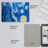 Lunso Kobo Aura Edition 2 hoes (6 inch) - sleepcover - Van Gogh Sterrennacht - thumbnail