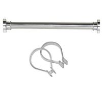 Sealskin douchegordijnstang telescopisch 125-220 cm chroomkleurig - thumbnail