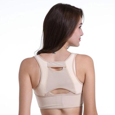 Vrouwen borst houding corrector Body shaper korset Verstelbare schouder terug juiste gordel SIZ: L (huidskleur) Vrouwen borst houding corrector Body shaper korset Verstelbare schouder terug juiste gordel SIZ: L (huidskleur)