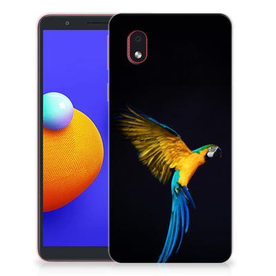 Samsung Galaxy A01 Core | TPU Hoesje | Papegaai
