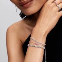 Pandora 593927C01-18 Zilverkleurig Dames armband - thumbnail