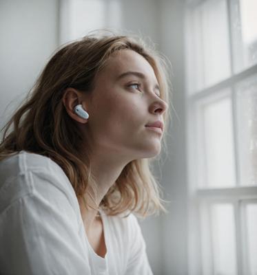 Draadloze Hoofdtelefoon met Oplaadetui DCU 34152092 Blauw Grijs