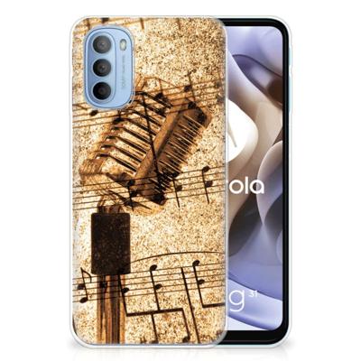 Motorola Moto G31 | G41 | Siliconen hoesje | met foto Bladmuziek Motorola Moto G31 | G41 | Siliconen hoesje | met foto Bladmuziek