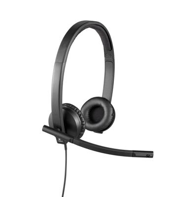 Logitech H570e Computer On Ear headset Kabel Stereo Zwart Ruisonderdrukking (microfoon), Noise Cancelling Volumeregeling, Microfoon uitschakelbaar (mute)