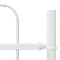 Tuinhek 8 pcs Wit 13,6 x 1 m Poedercoating staal - thumbnail