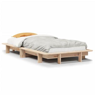 Bedframe zonder matras massief grenenhout 100x200 cm