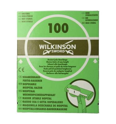 Wilkinson Hospital disposable singles 100 Stuks