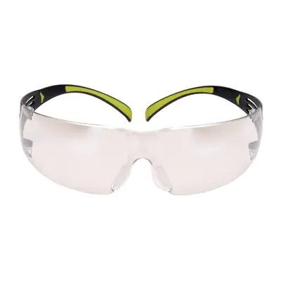 3M SecureFit 400 SF410AS Veiligheidsbril Zwart, Groen