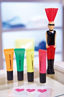 Markeerstift Stabilo Boss Original 4 neon kleuren Markeerstift Stabilo Boss Original 4 neon kleuren