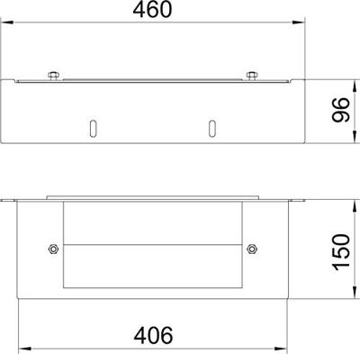 OBO Bettermann 7216485 Contraplaat Metaal 1 stuk(s) OBO Bettermann 7216485 Contraplaat Metaal 1 stuk(s)