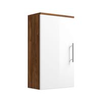 Badkamerkast Milan Walnoot Wit S - thumbnail