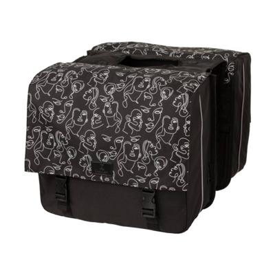 Fastrider Livia Dubbele Fietstas zwart