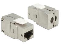 Delock 86288 Keystone-module RJ45-aansluiting Cat.6A zonder gereedschap - thumbnail