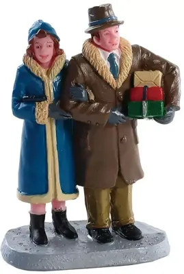 Kerstfiguur Christmas couple LEMAX - Lemax Kerstfiguur Christmas couple LEMAX - Lemax
