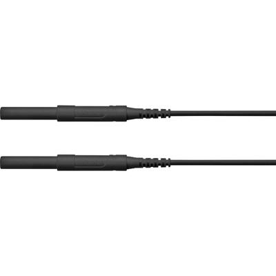 Schützinger HSPL 8568 / AWG16 / 100 / SW Veiligheidsmeetsnoer Stekker 4 mm Stekker 4 mm Zwart 1 stuk(s)