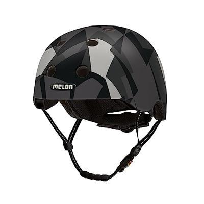 Melon Fietshelm urban active zwart/grijs mt 46 - 52 cm