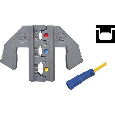 TOOLCRAFT PLE-0A2 Krimp-onderdelen Geïsoleerde connectoren (male) Krimpbereik: 0.5 tot 6 mm² Geschikt voor merk: TOOLCRAFT PZ-500