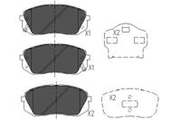 Remblokken set KBP4018 - thumbnail