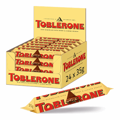 Toblerone melkchocolade geel (24x 35gr)