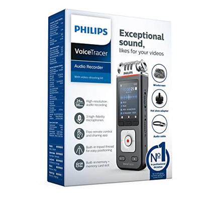 Philips DVT7110 VoiceTracer Audiorecorder Antraciet/Chroom