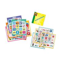 Ses reisspel raamsticker bingo - thumbnail