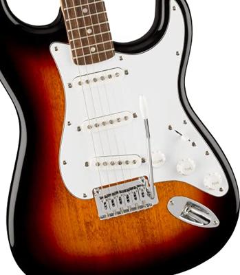 Squier Affinity Series Stratocaster IL 3-Color Sunburst elektrische gitaar - thumbnail