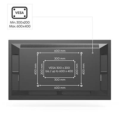 Hama TV-Ständer, Staffelei freistehend, höhenverstellbar, 191 cm (75) bis 40 kg TV-voet 190,5 cm (75) Hama TV-Ständer, Staffelei freistehend, höhenverstellbar, 191 cm (75) bis 40 kg TV-voet 190,5 cm (75)