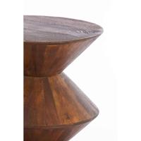 Light & Living Bijzettafel 'Larus' Mangohout, 40cm, kleur Bruin - thumbnail