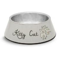 Beeztees Kitty Cat - Kattenvoerbak - Grijs - 14X4,5 Cm - thumbnail