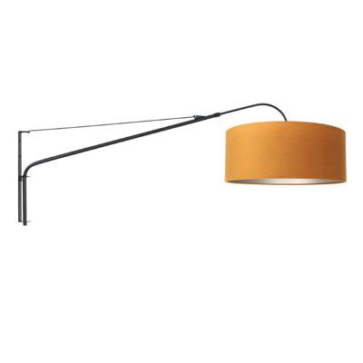 Steinhauer Wandlamp elegant classy 8135 zwart velours kap goud