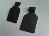 Scanvaantje metaal 28x28mm vr dubbele pe - thumbnail