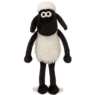 Aurora knuffel Shaun het schaap 20,5 cm wit/zwart