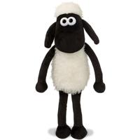 Aurora knuffel Shaun het schaap 20,5 cm wit/zwart - thumbnail