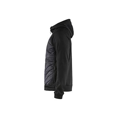 Blåkläder Hybride sweater 34632526 | Zwart/Donkergrijs | Maat M - 7330509713488